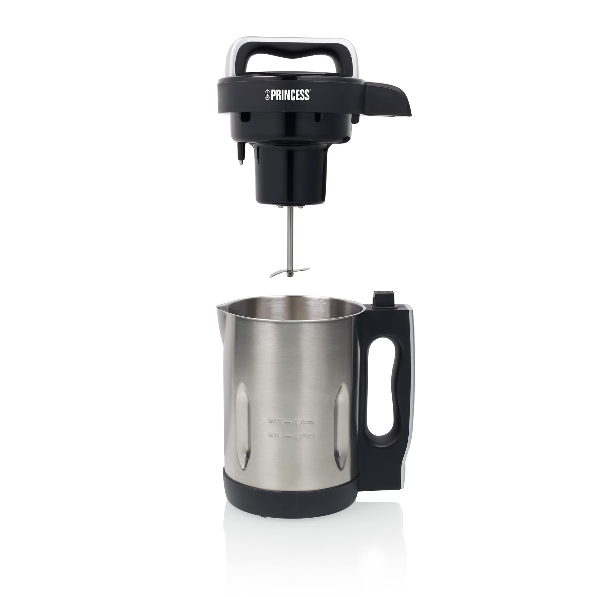 Princess Suppenmixer XL – 1,6 L – Edelstahl – 160 W – 6 Programme – 214001