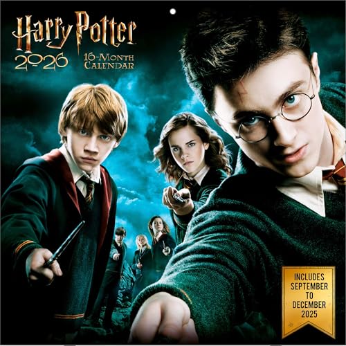 Pyramid International HARRY POTTER (One Sheets) 2026 Square Wall Calendar Official 16-Month Calendar with Poster-Style Artwork Potterheads & Movie Memorabilia Fans