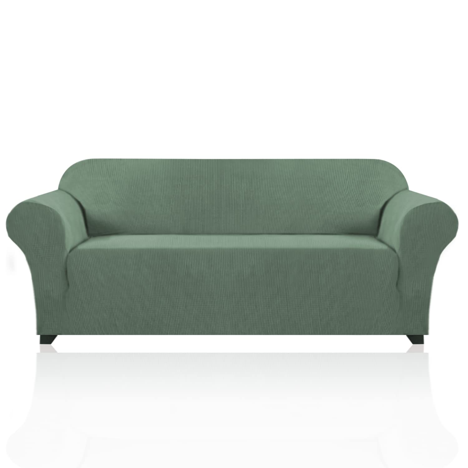 PrinceDeco Couch Covers for 3 Cushion Couch Sofa Pet Friendly Extra Large Couch Cover for Oversized Sofa Washable Furniture Protector Fitted Sofa Slipcovers Stay in Place(XL Sofa, Loden Frost)
