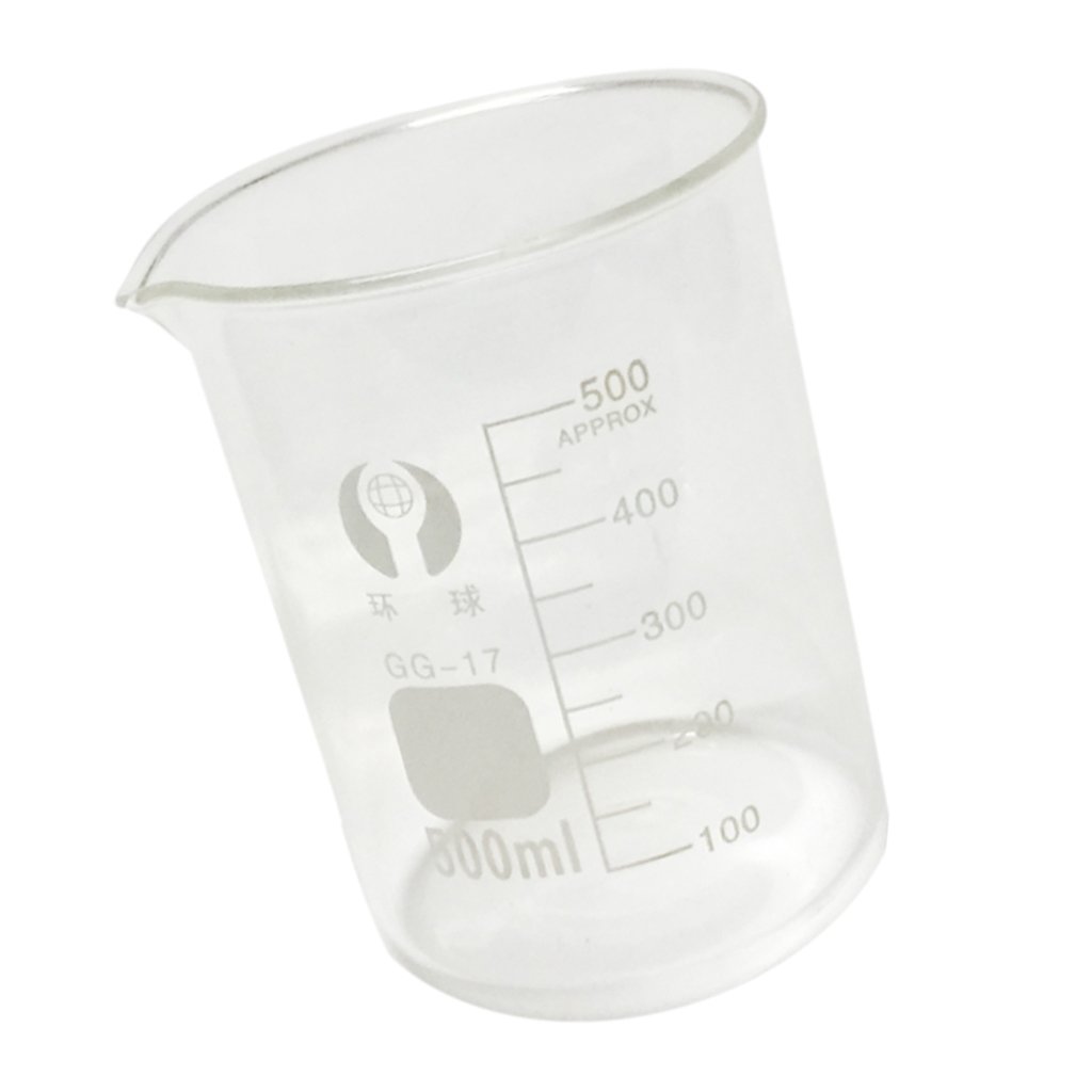 Whitleys 8.7x 11.8cm 500ml Beaker Borosilicate Glass Low Form Graduated Lab Glassware-picture-25