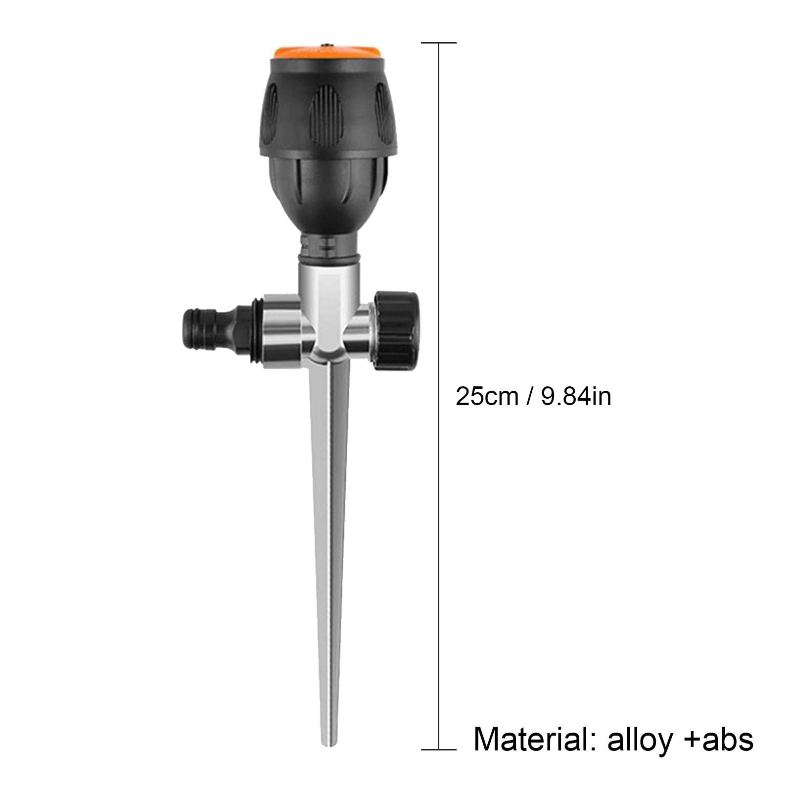 Sistema di irrigazione automatico a 2 pezzi a 360 gradi, ugello rotante per prato e giardino, forniture da giardino | Leroy Merlin