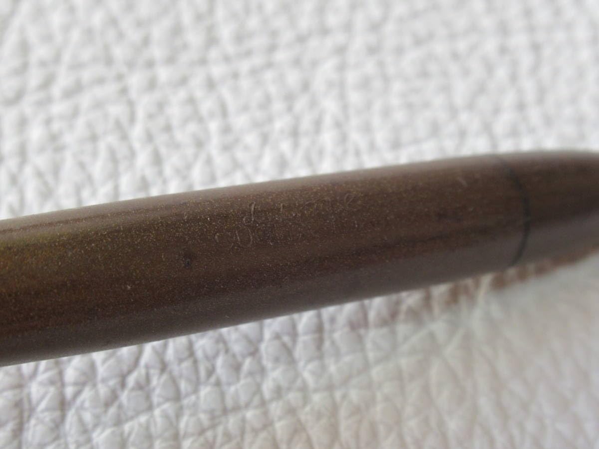 ◆未使用 1950年頃 ラベル付◆杉田万年筆 ライン 茶色ベークライト製 細字 Amazon.co.jp: □ 1950年頃 ラベル付！今は無き 杉田万年筆 SUGITA
