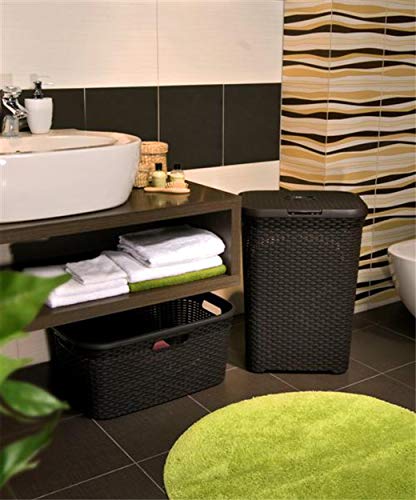 Curver-189206-Cesta-de-ropa-Natural-Style-con-tapa-configurable-60-L-color-chocolate 51kZ