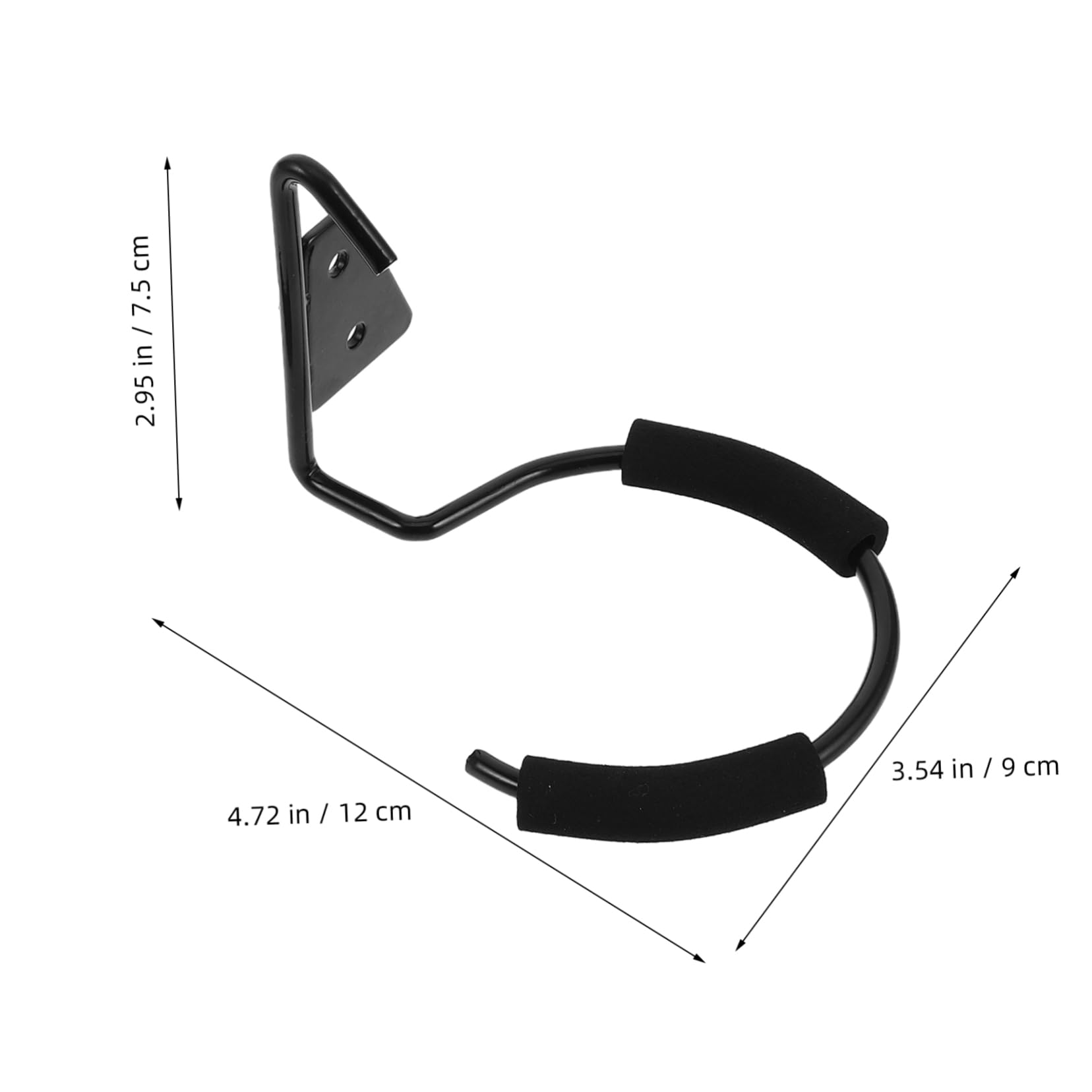 NOLITOY Hair Dryer Wall Stand 2 Blow Dryer Holder Wall-mounted Hair Tool Organizer for Salon Home