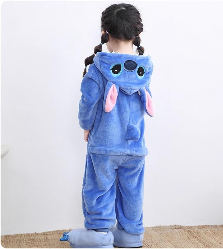 Plustrong Kids Onesie Pajamas Halloween Costumes for Boys Girls Flannel Animal Onesie Halloween Costumes for Kids - Image 5