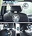 Poraxy Car Fans for Backseat for Kids, Car Fans That Blow Cold Air, Cooling USB Car Fan for Back Seat, Headrest 3 Speed 360 Degree Rotatable Dual Head, Vehicles Rear Seat Air Fan for Sedan SUV RV