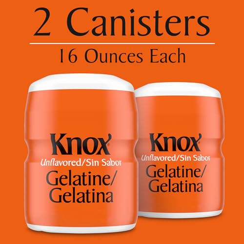 Image of Knox Unflavored Gelatin, 2 Ct Pack, 16 Oz Canisters