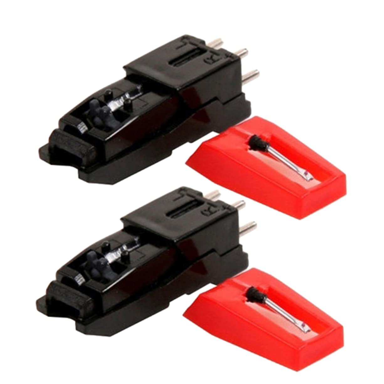 BESTonZON 6pezzi Stilo Professionale Per Gramofono Con Punta Ricambio Per Giradischi e Accessori Per La Riproduzione Musicale Installazione Facile Qualità Del Suono Eccellente