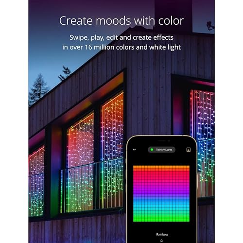 Twinkly Christmas Curtain Lights thumbnail 2