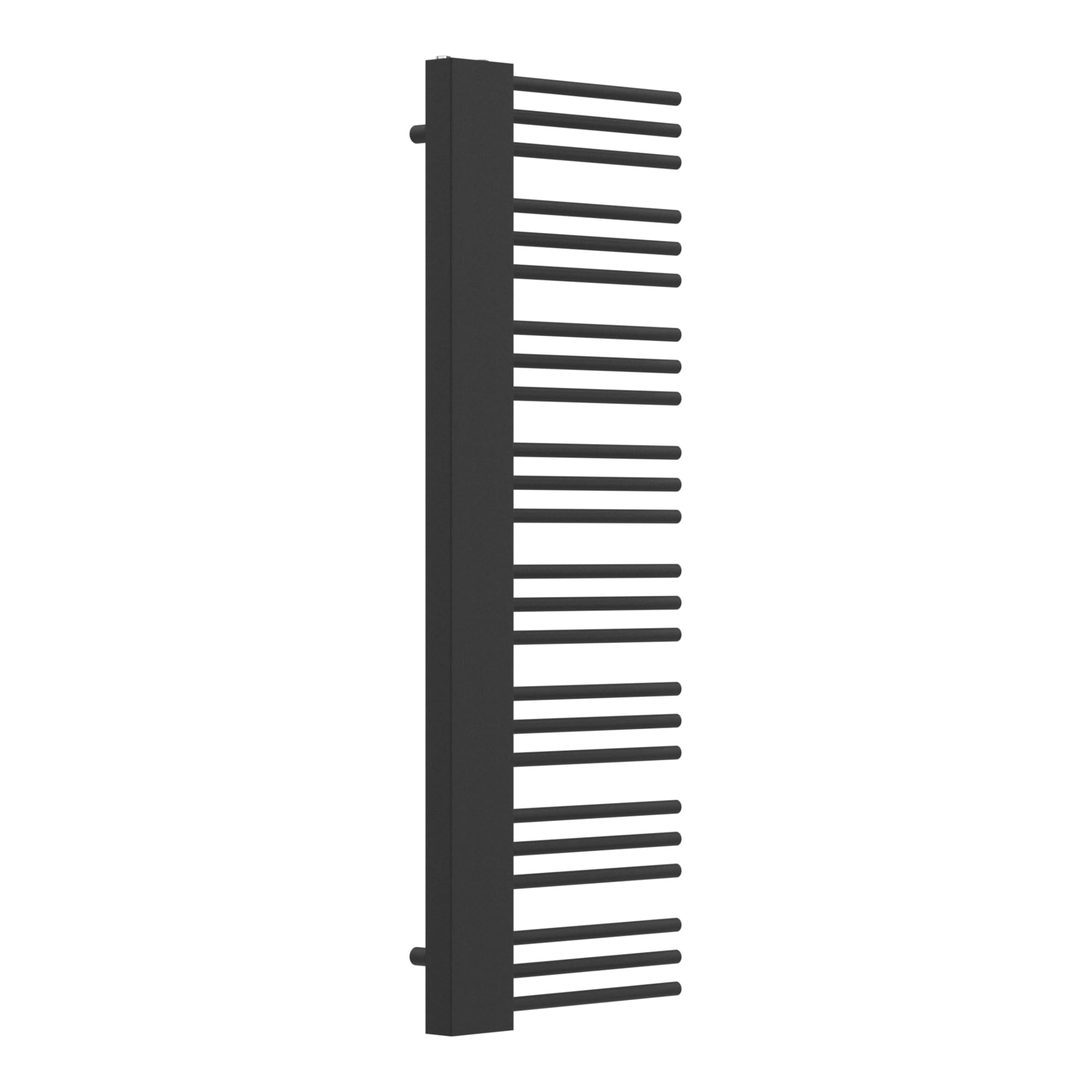 [neu.haus] Scalda Asciugamani da Parete Scaldasalviette ad Acqua Calda Radiatore per Bagno Termoarredo in Acciaio 146 x 45 cm 558 W Nero