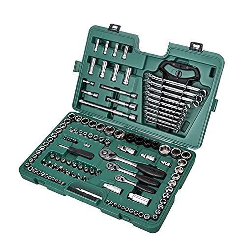 Kit de herramientas combinado de 120 piezas con caja plástica