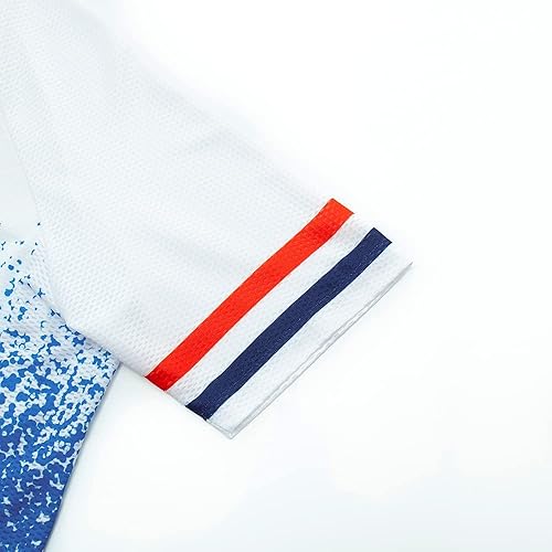 Miniatura 6 de Lo.gas Maillot de ciclismo para hombre, manga cortalarga, camisas de ciclismo con cremallera completa con bolsillos, ropa de bicicleta de carretera