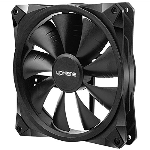 Uphere 140Mm Case Fan 3-Pack Computer Case Fan With Advanced Hydraulic Bearing For Silent Operation Standard 140 Mm Case Fan 3 Pack With 3 Pin & Molex /(Bk143-3) #TOP5
