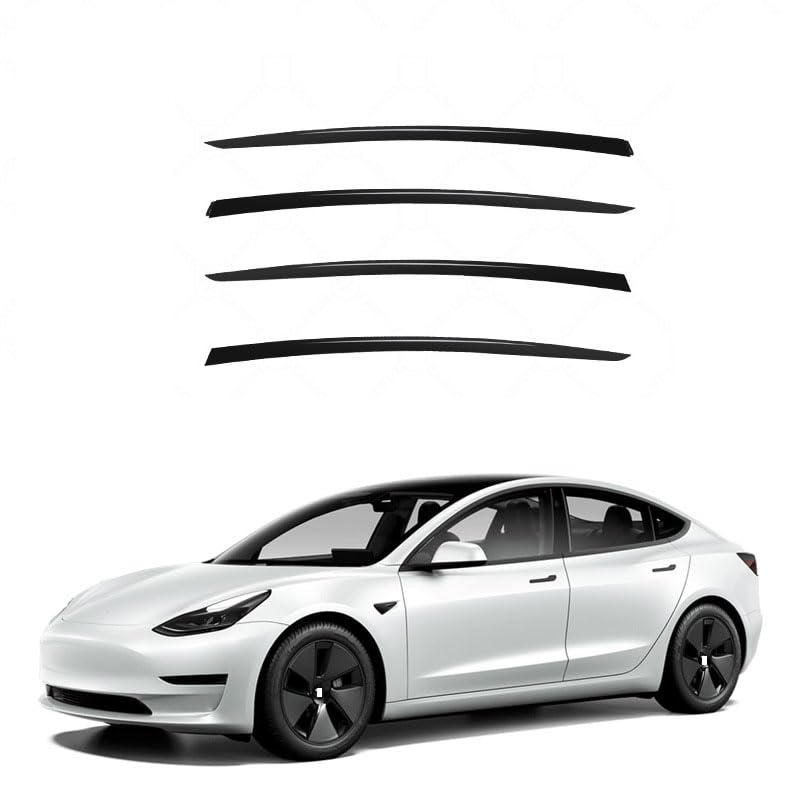 Déflecteur de vent de voiture pour Tesla Model 3 : roulez au frais sans bruit de vent