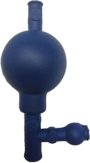 Heathrow Scientific HS20632C Natural Rubber Pipet Filler, Blue