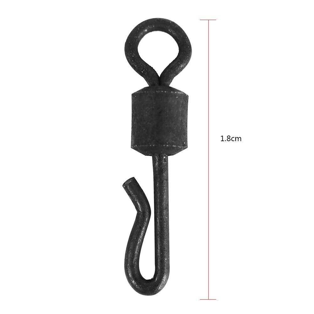 Karpfen Vorfach Set 25 Multi Clips Schnellwechsel-Bleilinks Größe 8, 60 Lbs – Für Karpfen, Barbe, Raubfisch-Angeln Extensions Clip