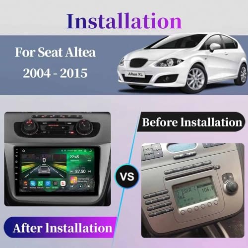 Estéreo de automóvil 1G+32G para Seat Toledo 3 y Altea XL con Mirror Link y GPS 2
