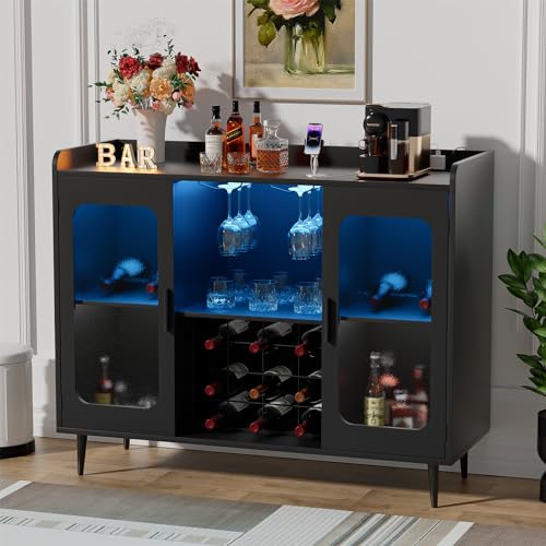 Hyomdeck Bar Cabinet with LED
