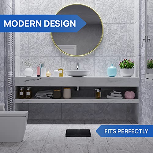 Inevifit Bathroom Scale, Highly Accurate Digital Bathroom Body Scale, Measures Weight Up To 400 Lbs. Includes Batteries #TOP5