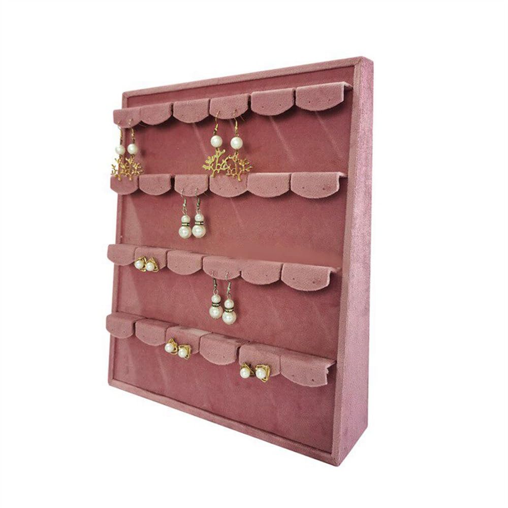 QINGGANG-0224 jewelry organizer Jewelry Organizer Earring Display Stand with Scalloped for dressing table
