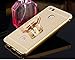 P9 Lite (2-in-1) Case, ZHFLY Luxury Electroplate Mirror Acrylic PC Back Cover Case and Metal Bumper Frame for Huawei P9 Lite, Rose Gold Mirror