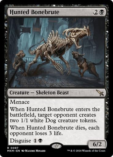 Hunted Bonebrute MTG