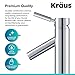 KRAUS Sheven Tall Vessel Bathroom Faucet, Chrome FVS-1002CH