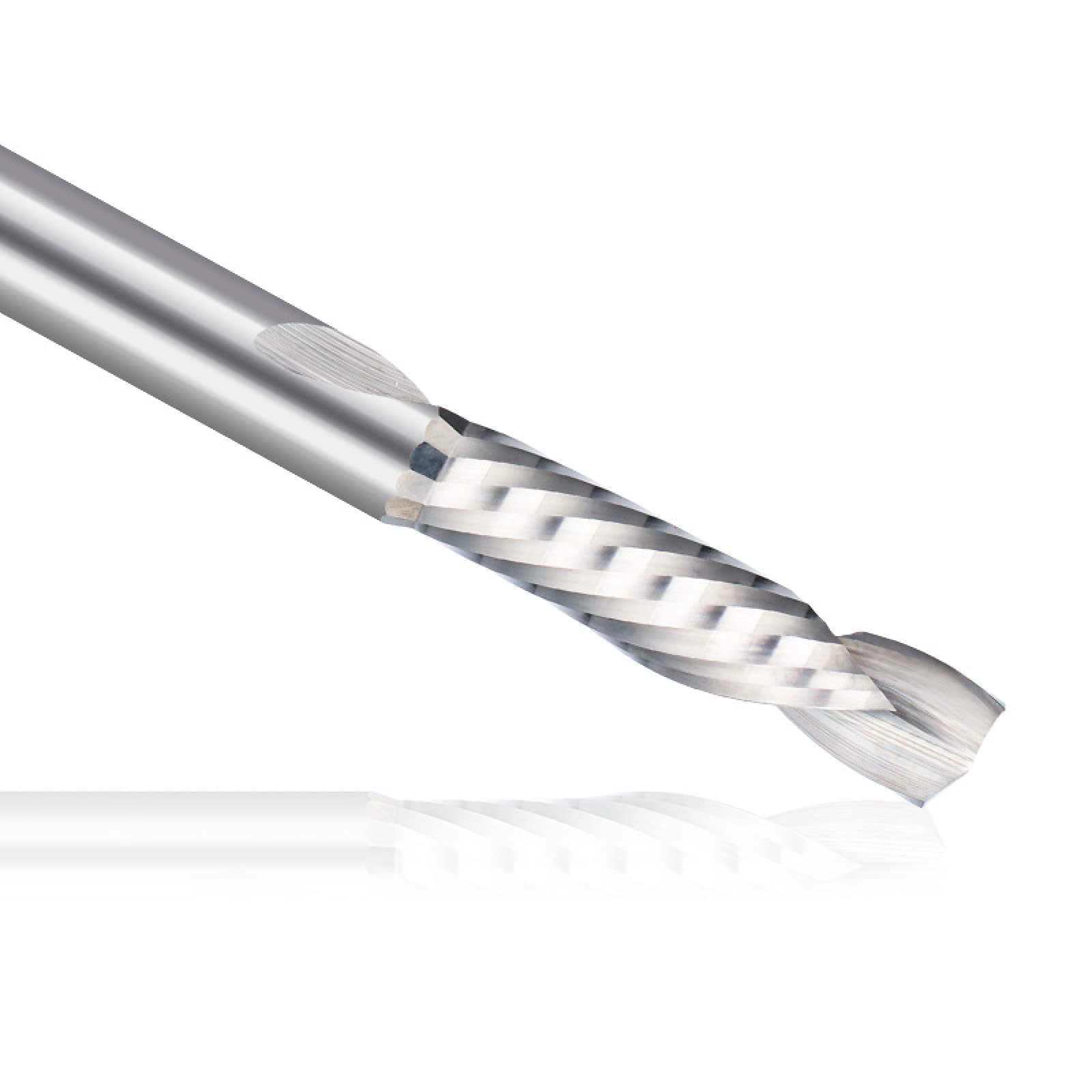 1pc Fresa Elicoidale In Metallo Duro A Flauto Singolo Compressione Fresa Per Legno Fresa Fresa,10 * 45 * 10 * 95