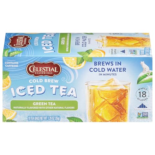 Image of Celestial Seasonings Cold Brew Green Iced Tea 18 Count