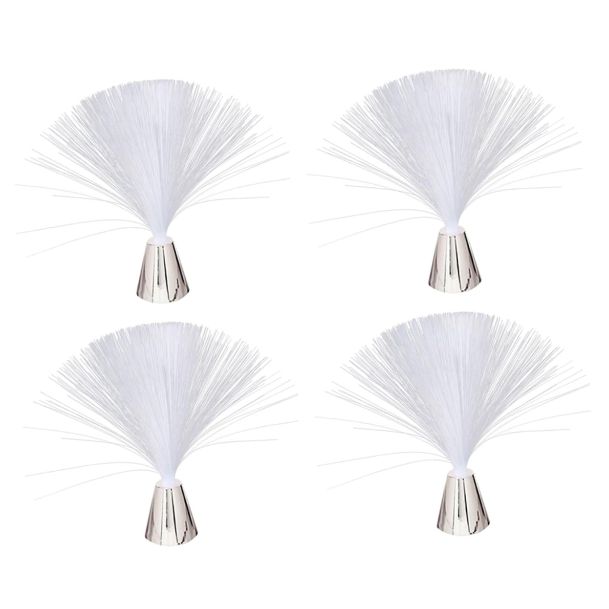 HOLIDYOYO 4Pcs Colorful Fiber Optic Lights LED Decorative Lamps for Parties Bars and Home Decor No Battery Required for Festivals and Events