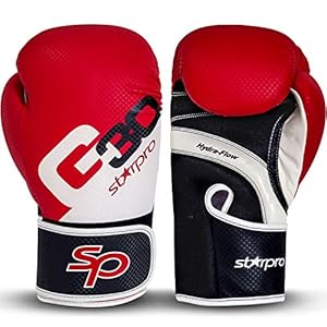 Starpro G30 Red Boxing Gloves - Strong Punches & Everlasting - Kickboxing & Training Gloves for Men and Women - - 16oz Boxing Gloves and Multiple Sizes