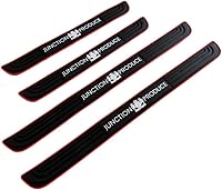 Vista 1 de W-POWER Protectores de placa para umbral de puerta de automóvil – Protectores universales de entrada para umbral de puerta, panel protector