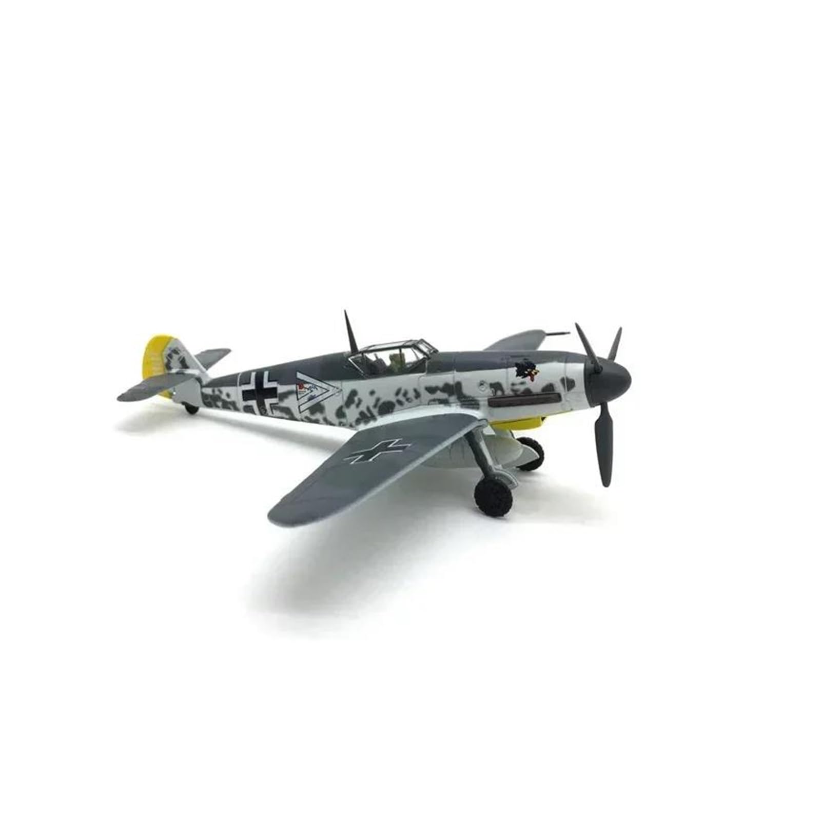 Odlewane zabawki samolotowe w skali 1/72 dla niemieckiego myśliwca BF109 samolot Diecast Metal Model Model kolekcjonerski samolotów do zbierania i wyświetlania do zbierania i wyświetlania