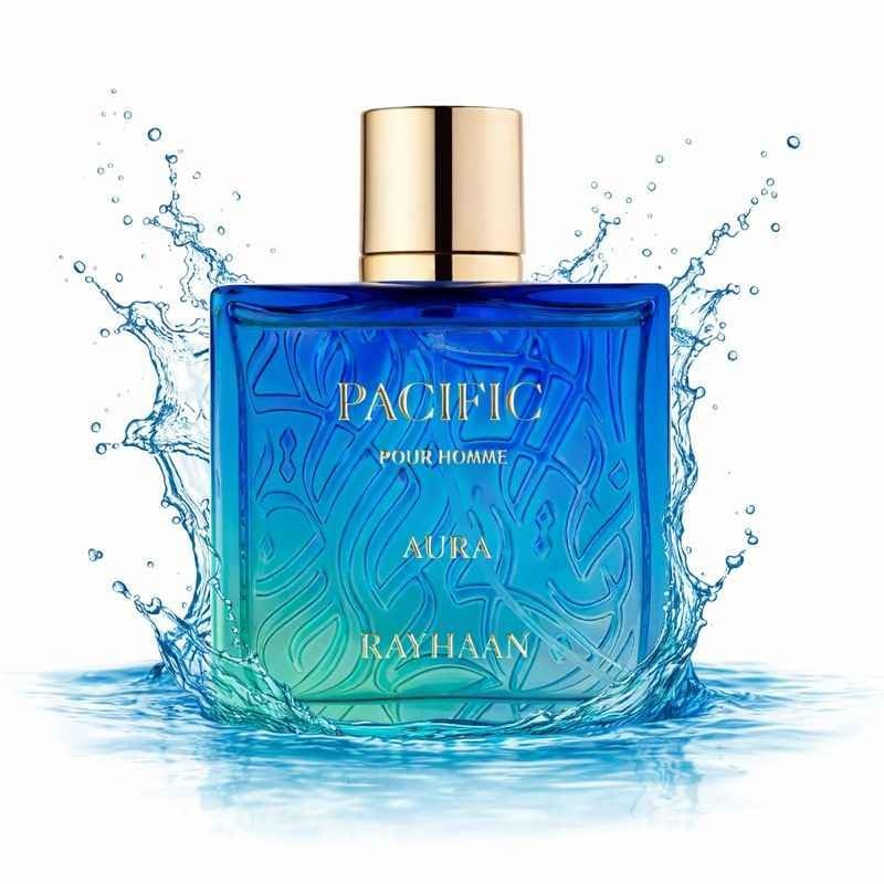 Perfume Rayhaan Pacific Aura-100ML, fragancia masculina, Citrus