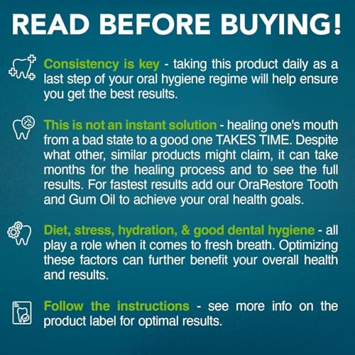 image for Great Oral Health Oral Probiotics for Mouth Bad Breath Treatment for A