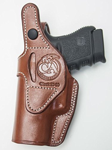 Cebeci 20832LB47 Left-Hand Leather Snap 20832 Holster Gun Belt, Black