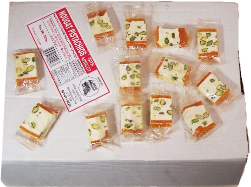 Master Delight nougat pistachios with apricot, turkish delight, individually wrapped in 8-lb. box
