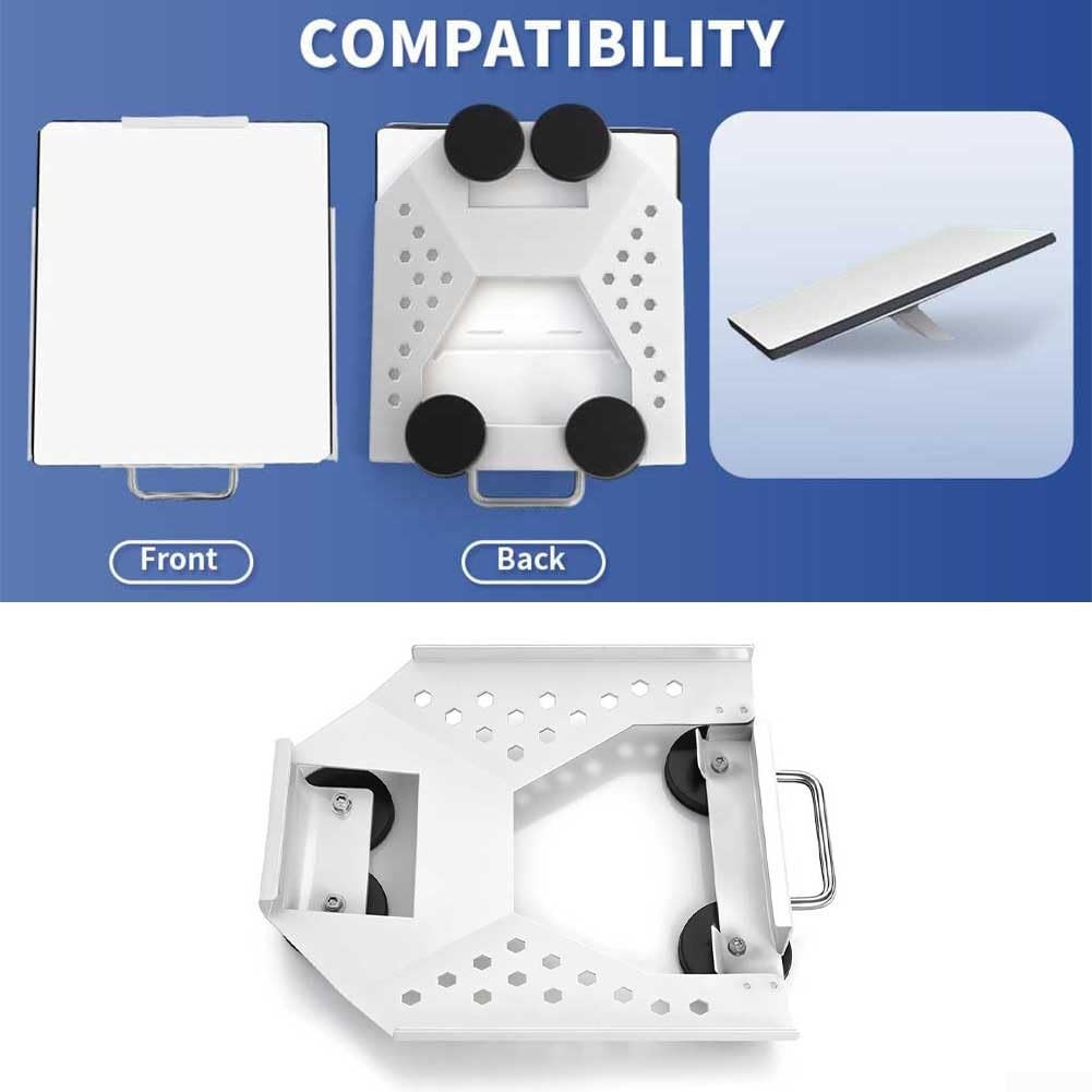 Kits de montaje magnético para techo de coche para Starlink para mini, soportes de vehículo con ventosa de metal con asas, soporte seguro portátil para viajes, color blanco
