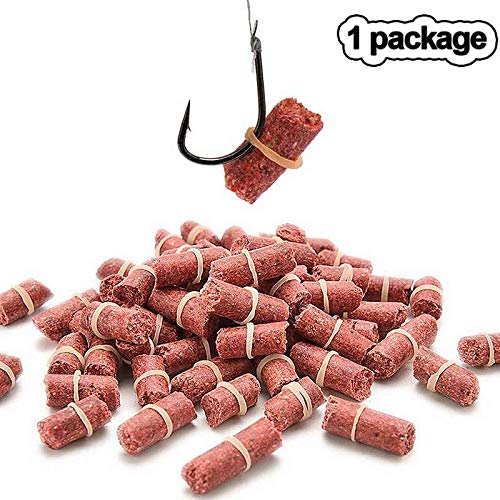 Percetey 1 Beutel Fischköder, Geruch Karpfenköder, Fischköder Locken Formel Insektenpartikel Ruten, aus Fleisch von kaltem Fisch, süß,Target Water Süßwasser See Flusszucht