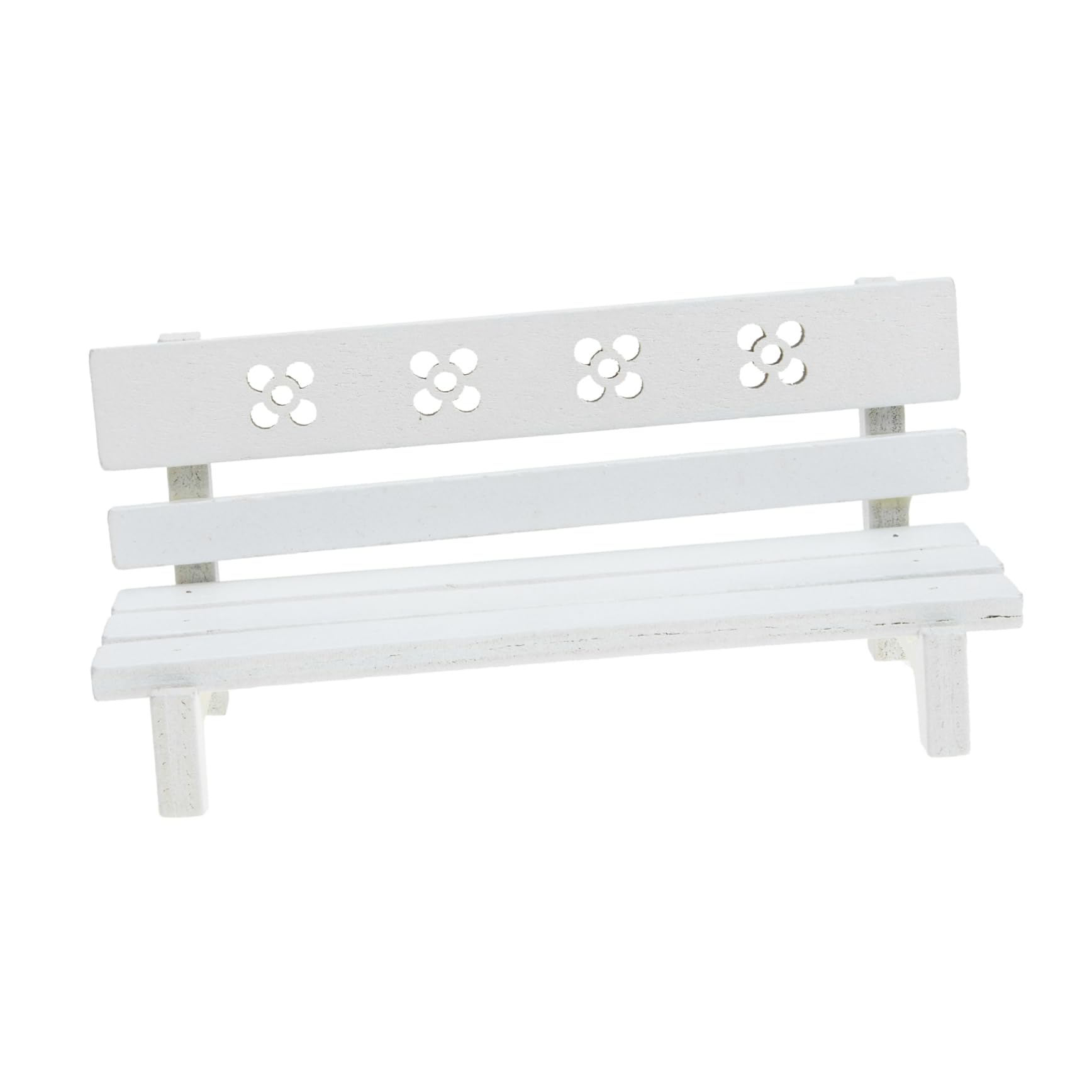 TOYANDONA Mini House Supplies Micro Landscape Models Wooden Park Bench Ornaments Decorative Miniature