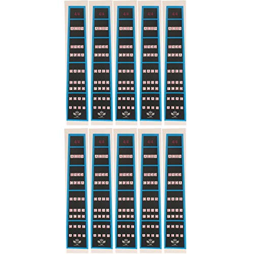 SECFOU 10個小提琴スケールステッカー フレットボードノートマーカー 初