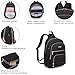 AOTIAN Small Size Backpack, Durable Lightweight Daypack for Women Girls & Boys Hiking Travel Sports, Black