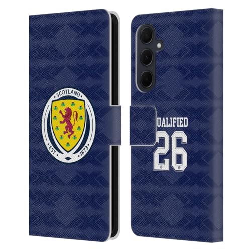 Étui Portefeuille Écosse 2026 pour Samsung Galaxy A35 5G Accessoire Supporters Match de Foot en Café