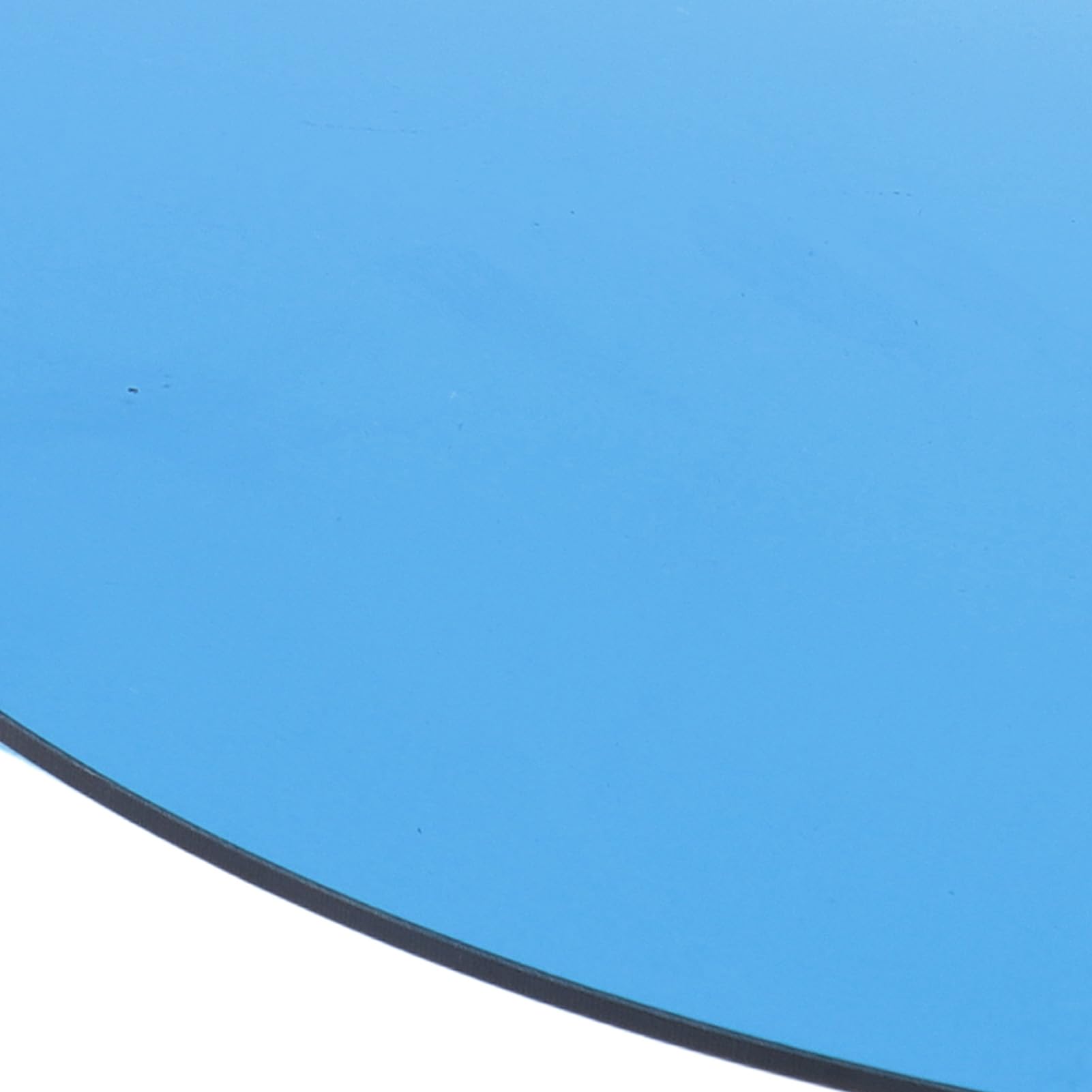 Ausla Tappetino per Giradischi, Tappetino in Acrilico per Giradischi da 12 Pollici, Smorzamento del Suono Professionale, qualità Migliorata e Aggiornamento Estetico (Blu trasparente)
