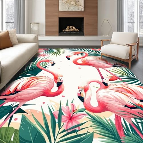 ODIKA Flatwoven High Traffic Area Rug 8x10, Elegant Exotic Floral