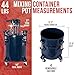 TCP Global 5 Gallon (20 Liter) Heavy Duty Steel Pressure Pot Paint Tank with Air Powered Mixing Agitator, Clamp on Lid, Regulator, and Gauge - Pressure Pot for Epoxy Resin, Painting, and Autobody
