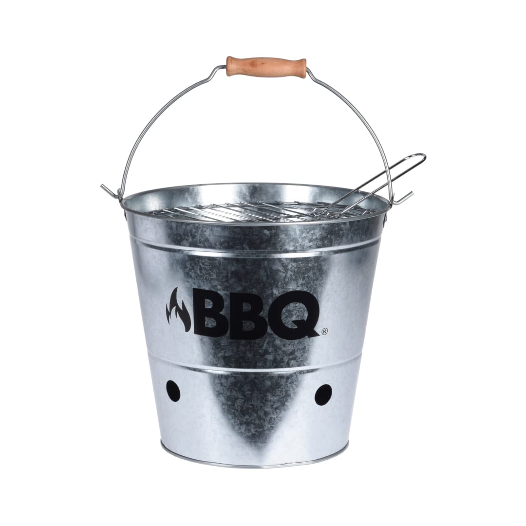 Barbacoa cubo zinc 26,5 x 25 cm BBQ