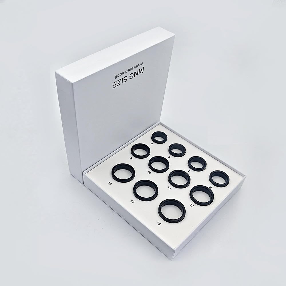 Smart Ring Sizing Kit | Choose from Sizes 8–13 | Accurate Sizing Guide for Your Smart Wearable Ring (Universal, Sizing Kit)-image-11