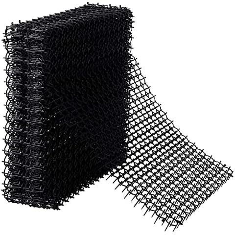 Hmyomina Scat Matte für Katzen mit 2,5 cm Spikes (16 Stück), Abwehrmatte mit Spikes für Innen und Außen (schwarz) Cover