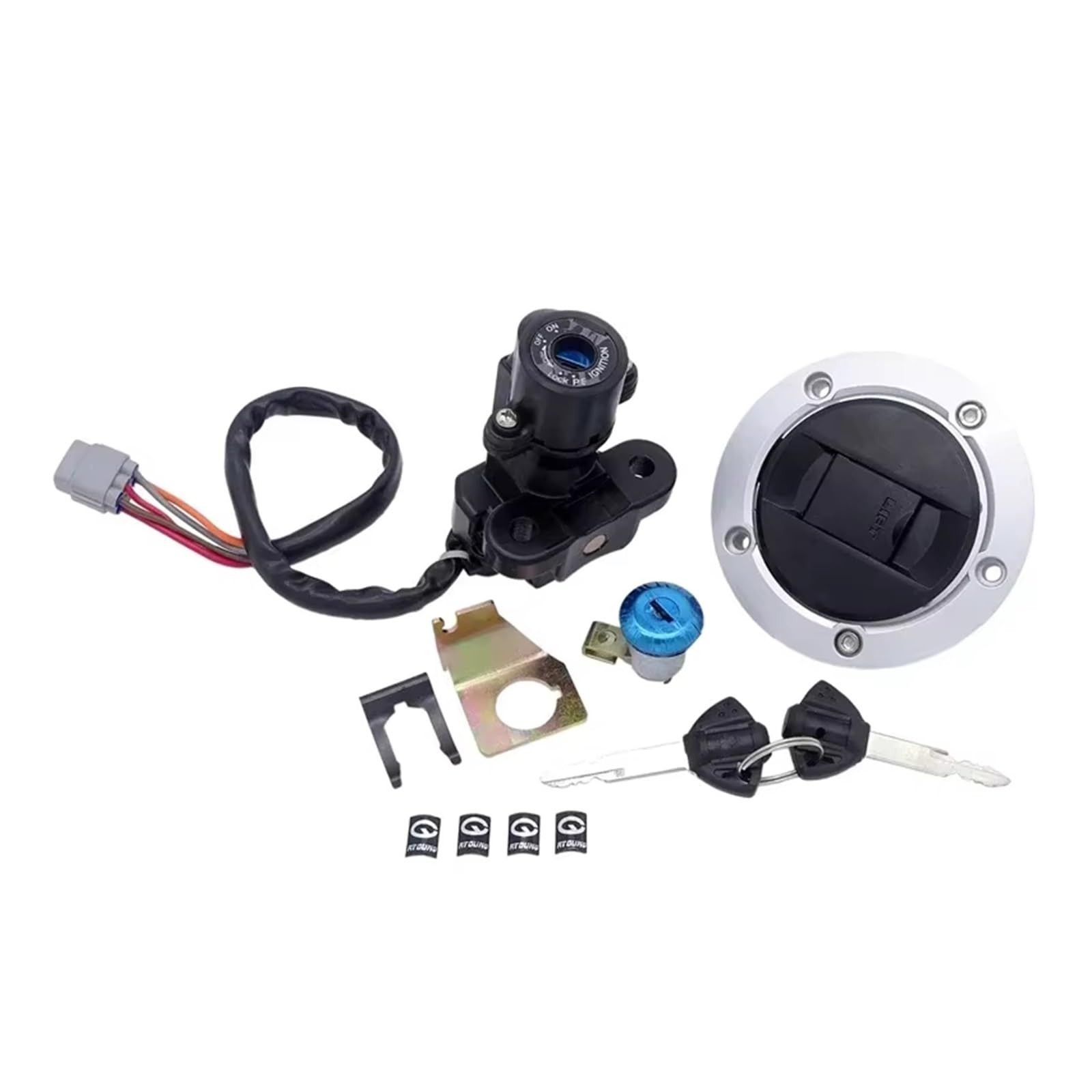 Kabel Cewka zapłonowa do Suzuki GSXR600 2006-2018 GSXR750 GSXR1000 2005-2018 Zamek Klucz Siodełkowy Przełącznik zapłonu Motocykl Korek Zbiornika Paliwa Przełącznik zapłonu Motocykl